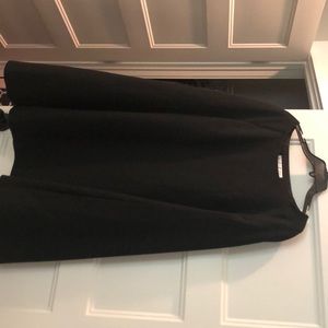 Trina Turk black cape dress